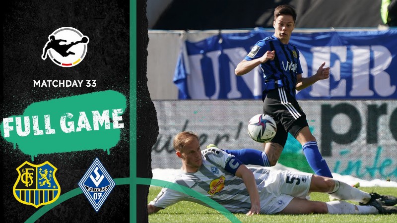 1. Fc Saarbrücken Vs. Sv Waldhof Mannheim : Full Game : 3rd Division 2021/22 : Matchday 33