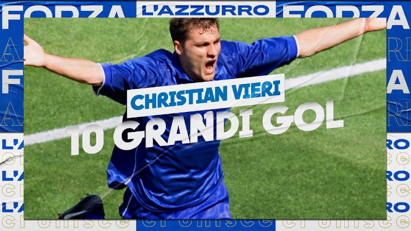 10 Grandi Gol Di Christian Vieri In Nazionale