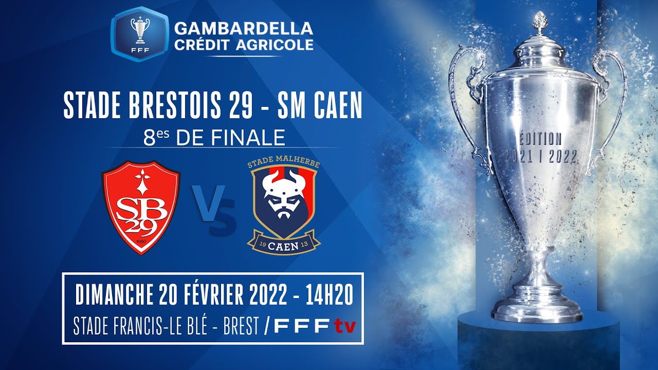 image 0 8es I Stade Brestois - Sm Caen U18 En Direct (14h20) I Coupe Gambardella-crédit Agricole 2021-2022