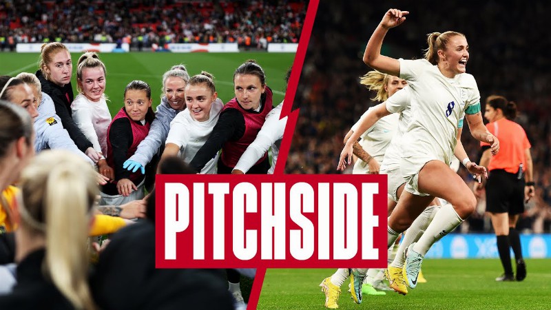Access All Areas Lionesses Home Coming Game Against The World Champions Usa : Pitchside