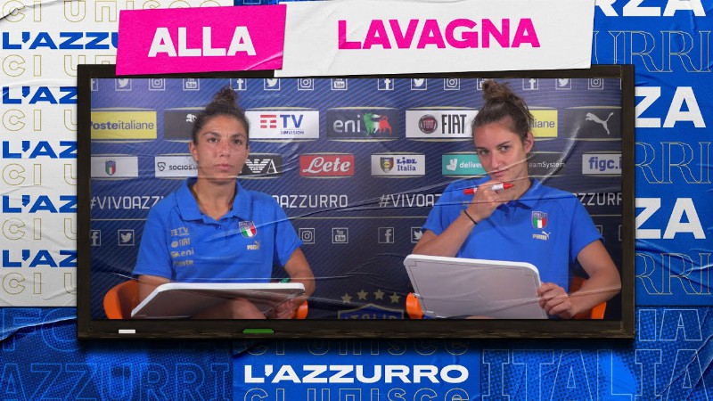 image 0 Bartoli Vs Lenzini : Alla Lavagna : Women’s Euro 2022