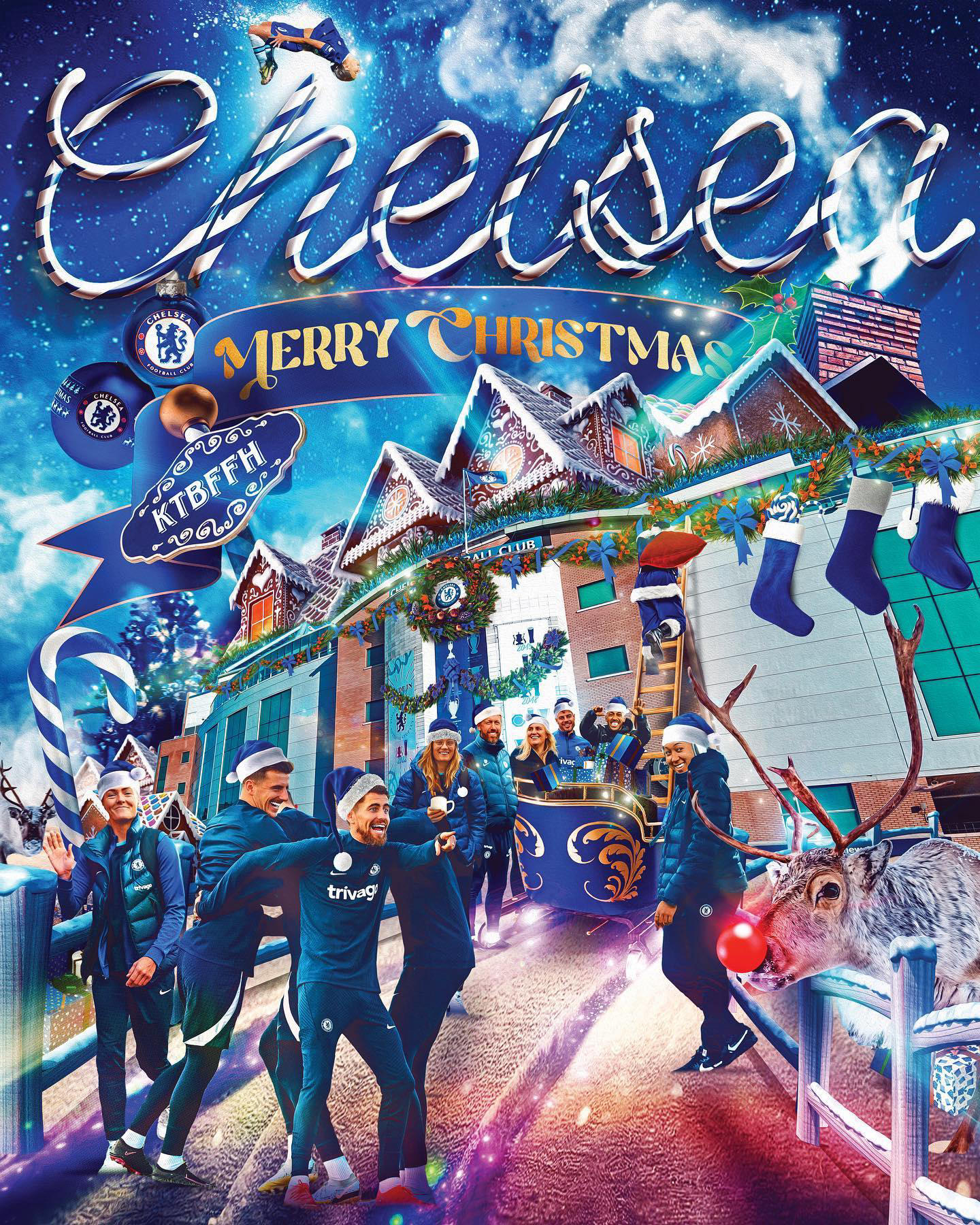 image  1 Chelsea FC - Have a Blue Christmas, Chelsea fans