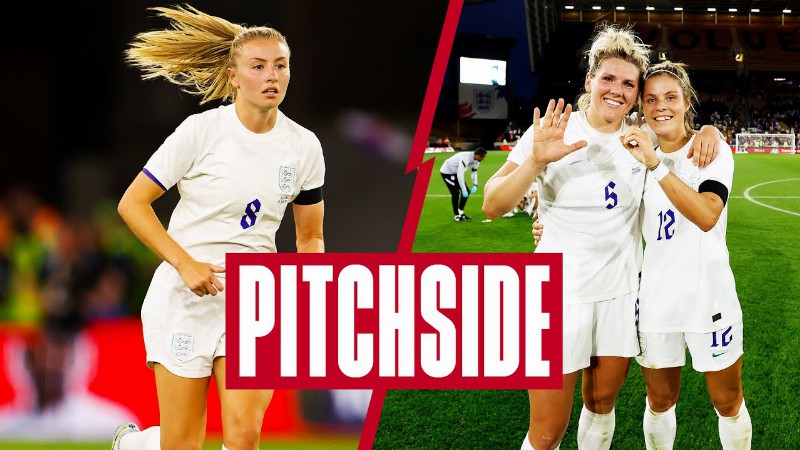 image 0 Chloe Kelly's First Lionesses Goal Bright's 50th Cap & Dominate Display At Molineux : Pitchside