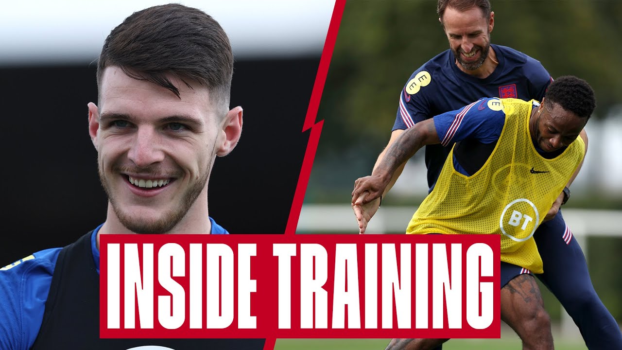 Declan Rice King Of Shooting Drills 👑 & Coaches Vs Players : Inside Training : England