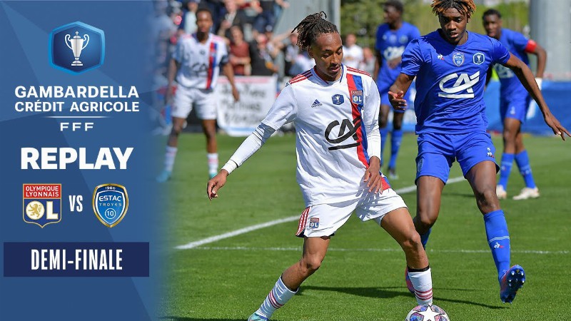 image 0 Demi-finale : Olympique Lyonnais-estac Troyes U18 (3-1) En Replay I Coupe Gambardella-ca 2021-2022