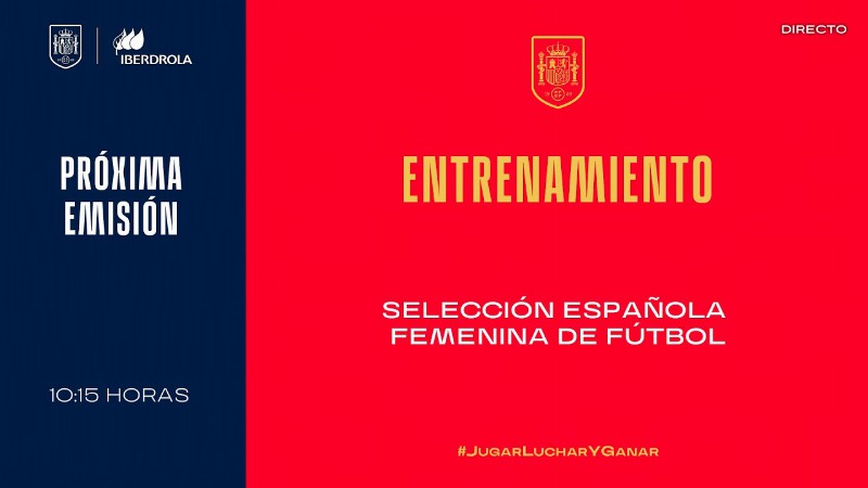 image 0 🚨en Directo🚨entrenamiento De La Selección Española Femenina De Fútbol. : 🔴 Sefutbol