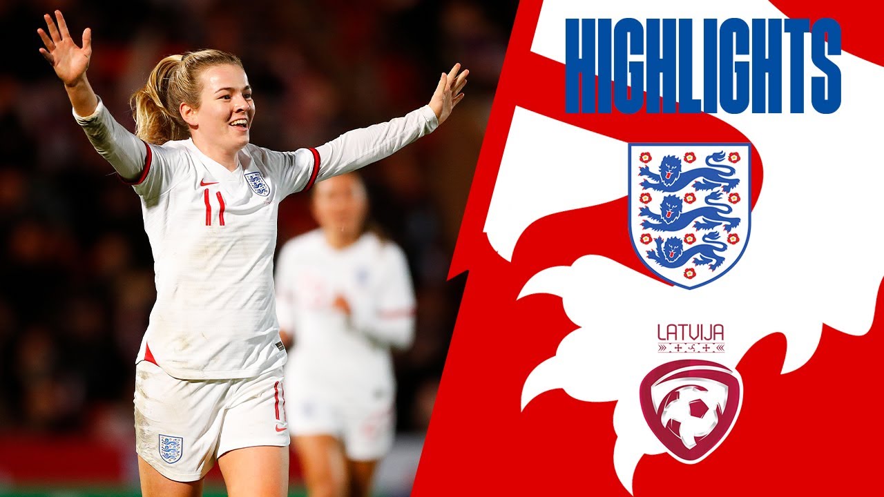 image 0 England 20-0 Latvia : Record Breaking Lionesses Hit Twenty Past Latvia! : Highlights