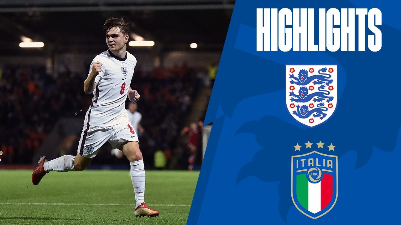 image 0 England U20 1-1 Italy U20 : Lewis Bate Strike Earns Young Lions Draw : Highlights