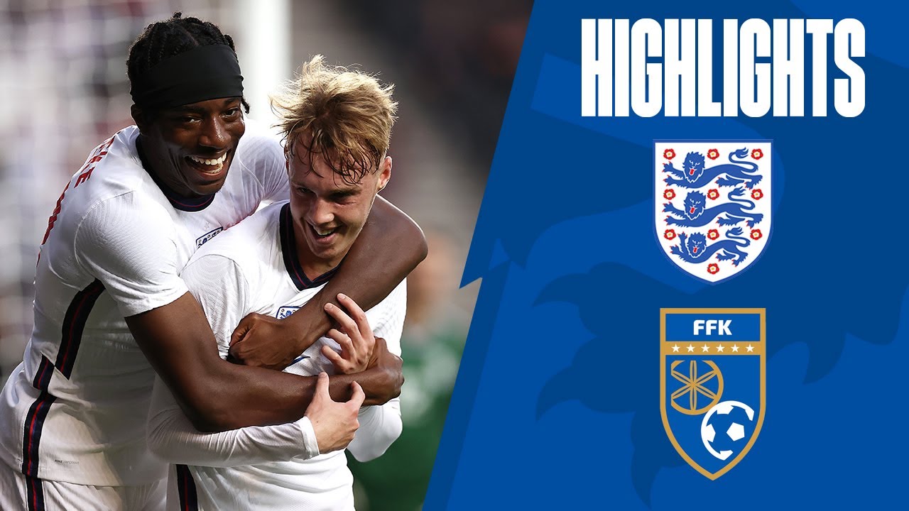 England U21 2-0 Kosovo U21 : Cole Palmer Scores On England U21 Debut : Highlights
