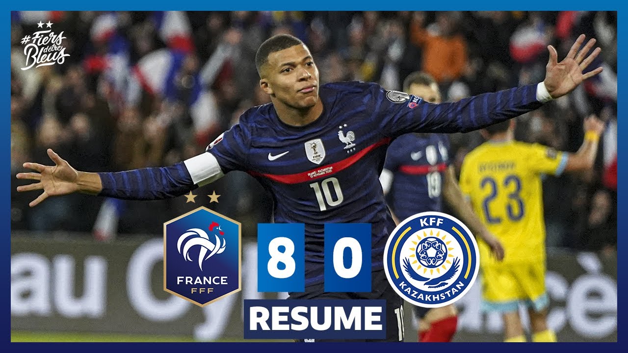image 0 France 8-0 Kazakhstan Le Résumé I Fff 2021