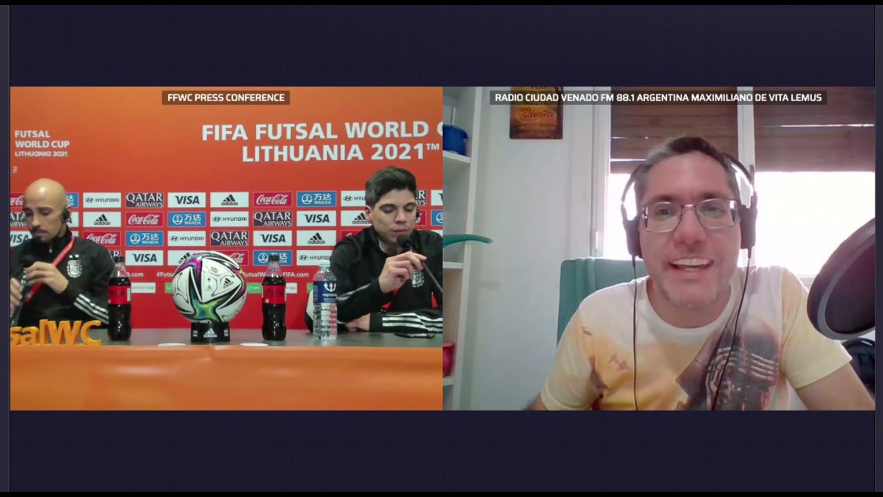 image 0 #futsal Conferencia De Prensa De Matías Lucuix Y Damián Stazzone