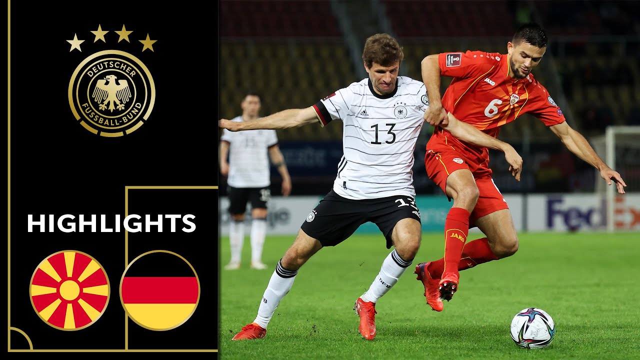 image 0 Germany Saves Ticket For Worldcup : North Macedonia - Germany 0-4 : Highlights : Worldcup Qualifier