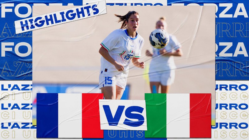 Highlights: Francia-italia 4-2 - Under 17 Femminile (7 Ottobre 2022)