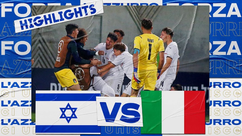 image 0 Highlights: Israele-italia 0-1 - Under 17 (19 Maggio 2022)