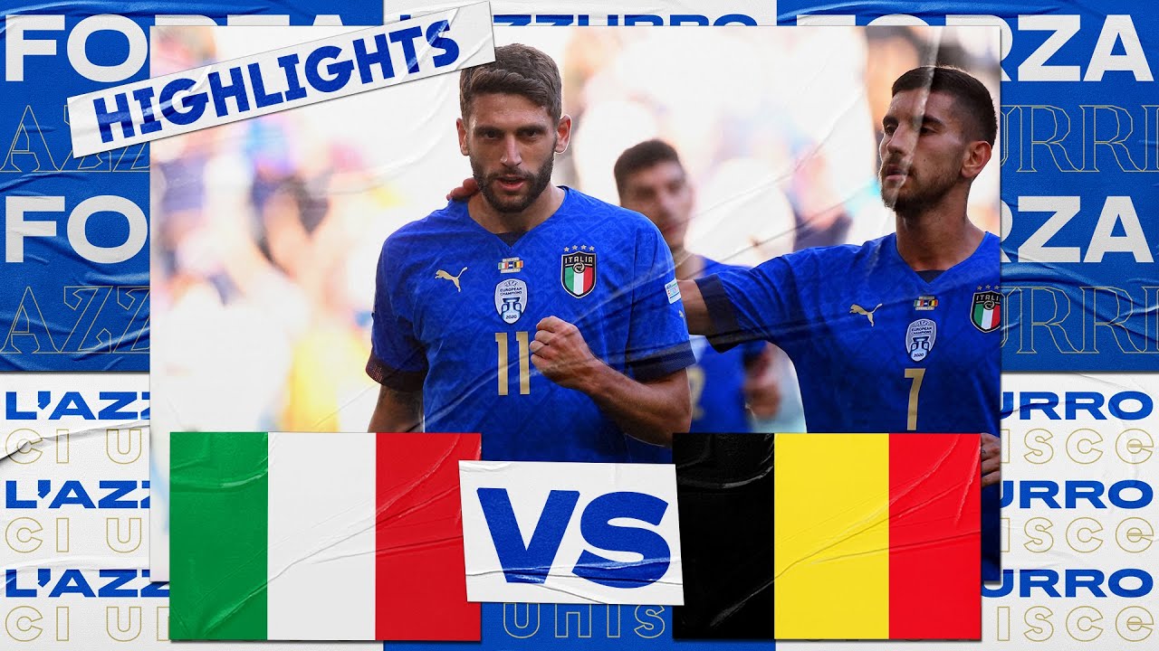 image 0 Highlights: Italia-belgio 2-1 (10 Ottobre 2021)
