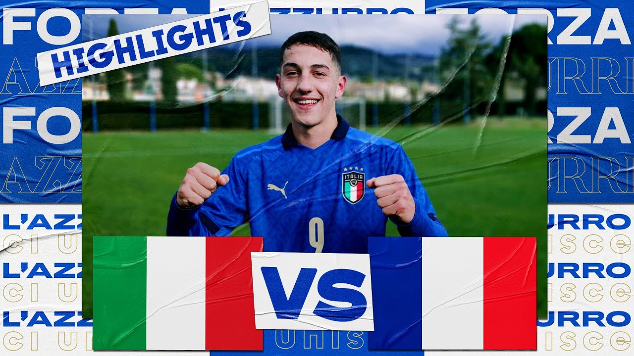 image 0 Highlights: Italia-francia 2-1 - Under 17 (9 Dicembre 2021)