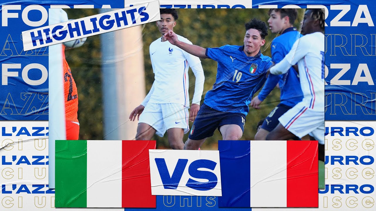 image 0 Highlights: Italia-francia 3-1 - Under 17 (7 Dicembre 2021)