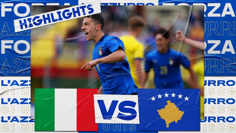 image 0 Highlights: Italia-kosovo 1-0 - Under 17 (23 Aprile 2022)