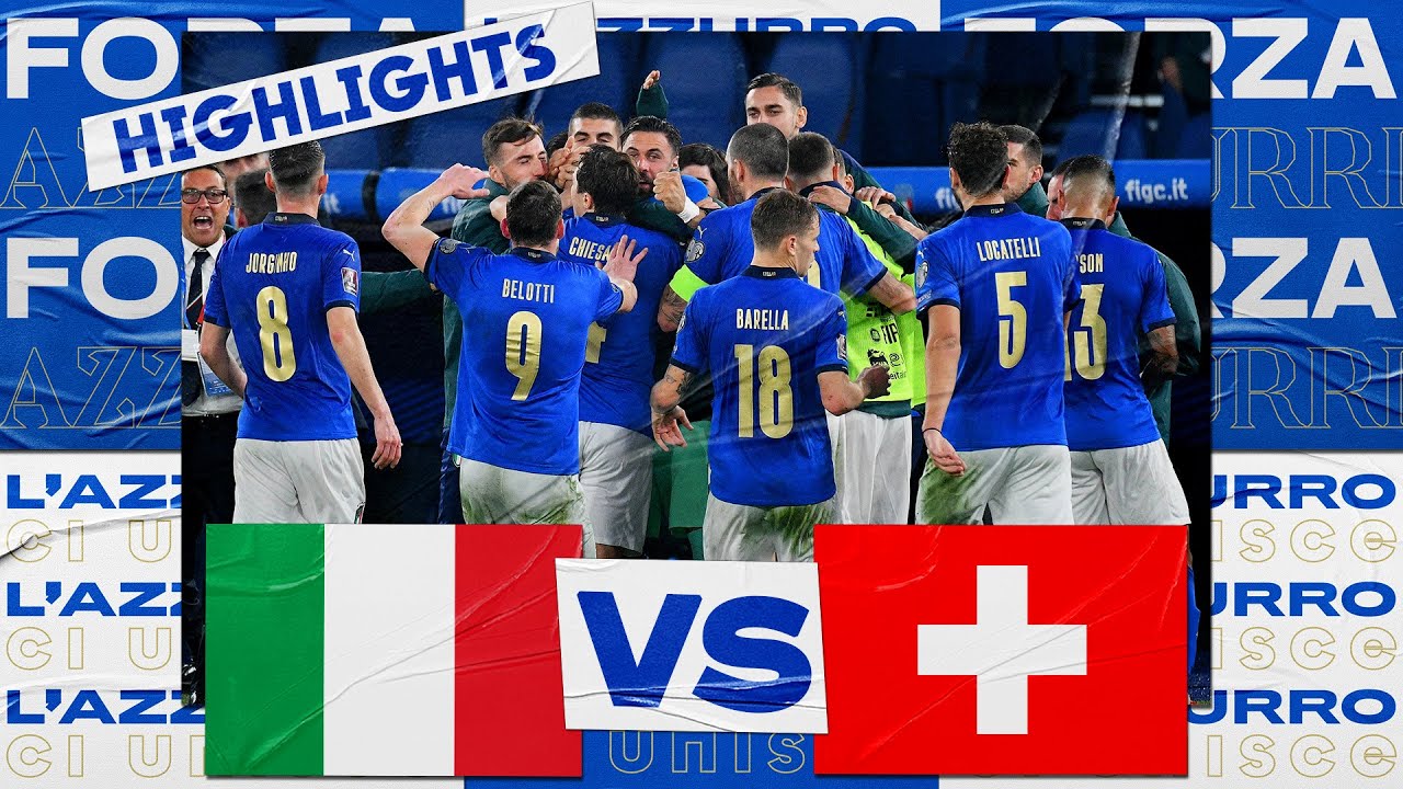 image 0 Highlights: Italia-svizzera 1-1 (12 Novembre 2021)