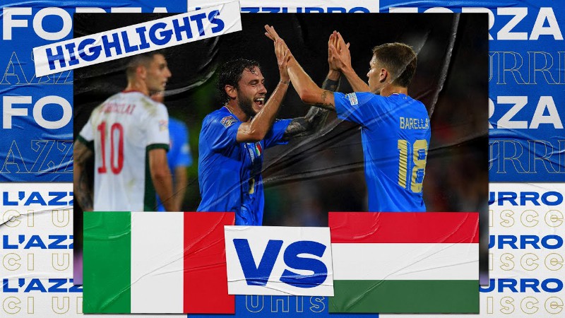 image 0 Highlights: Italia-ungheria 2-1 (7 Giugno 2022)