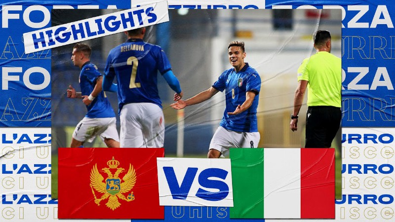 image 0 Highlights: Montenegro-italia 1-1 - Under 21 (25 Marzo 2022)