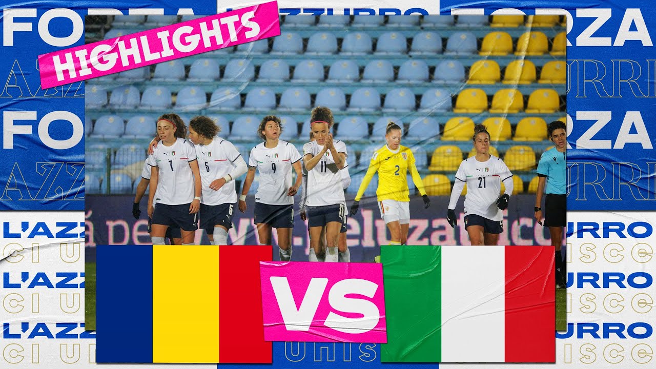 image 0 Highlights: Romania-italia 0-5 - Femminile (30 Novembre 2021)