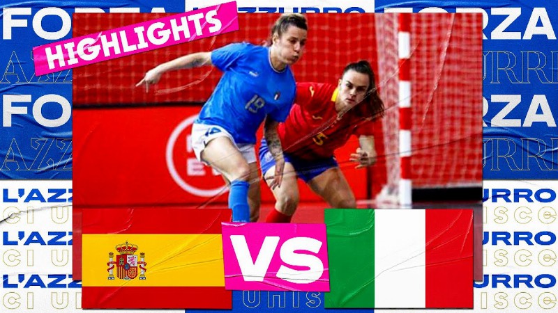 Highlights: Spagna-italia 3-1 - Futsal (14 Dicembre 2022)