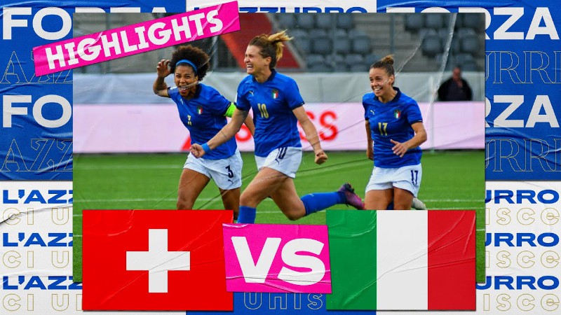 image 0 Highlights: Svizzera-italia 0-1 - Femminile (12 Aprile 2022)