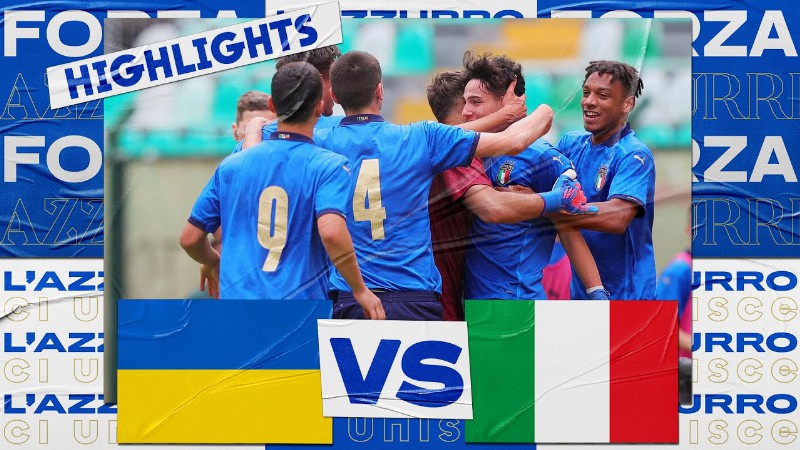 image 0 Highlights: Ucraina-italia 1-3 - Under 17 (26 Aprile 2022)