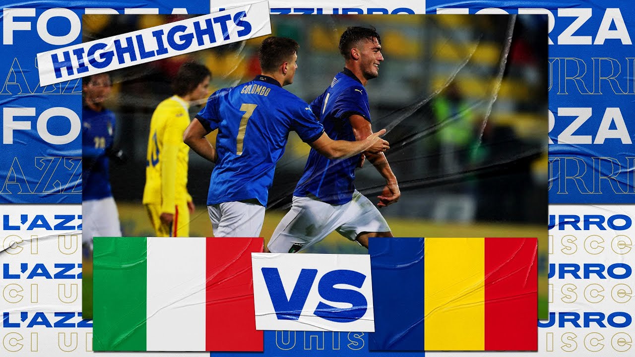 image 0 Highlights Under 21: Italia-romania 4-2 (16 Novembre 2021)