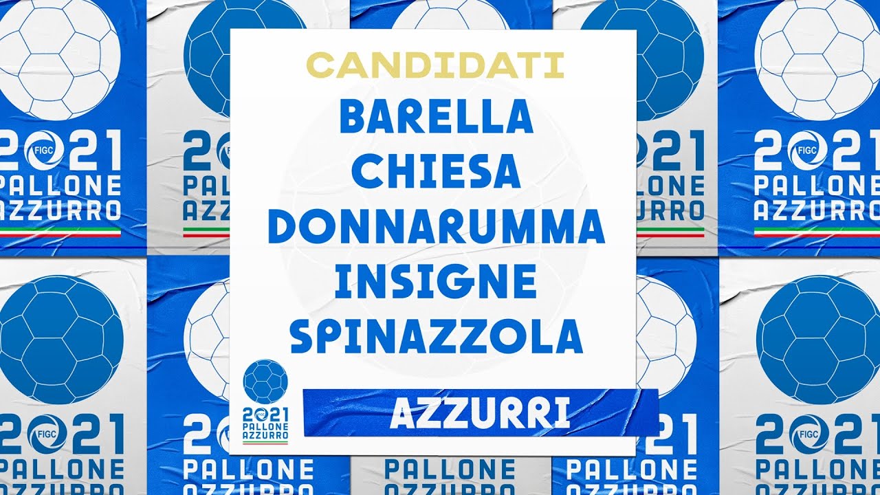 image 0 I 5 Azzurri Candidati : Pallone Azzurro 2021