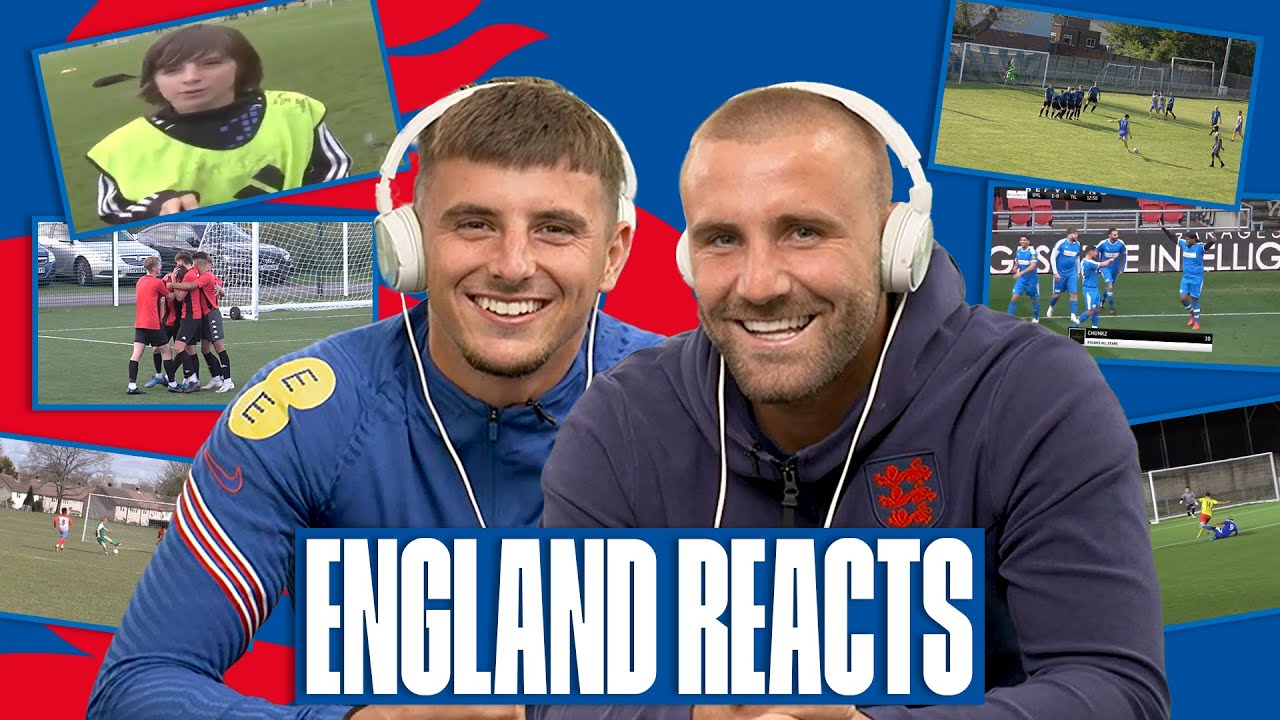 image 0 i Hope It's Not 8-0! 🤣 : Mount & Shaw React To Insane Grassroots Goals : England Reacts