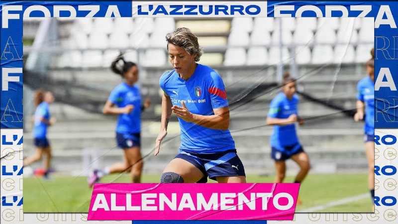 Il Primo Allenamento Delle Azzurre A Castel Di Sangro : Women’s Euro 2022