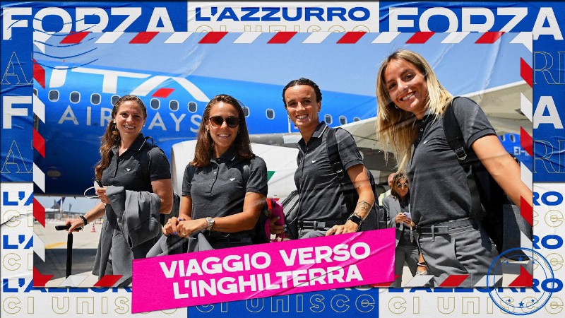 image 0 Il Viaggio Delle Azzurre Verso L'inghilterra : Women's Euro 2022