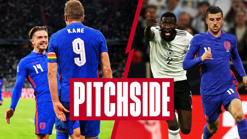 Inside Allianz Arena As Kane Scores 50th England Goal & Three Lions Clinch Draw : Pitchside