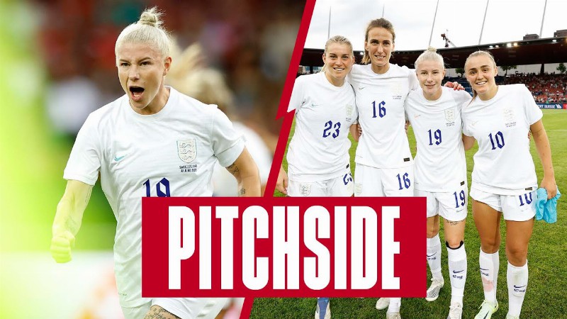 Inside Letzigrund As Russo Stanway England And Scott Seal Victory For Lionesses! ⚽️ : Pitchside