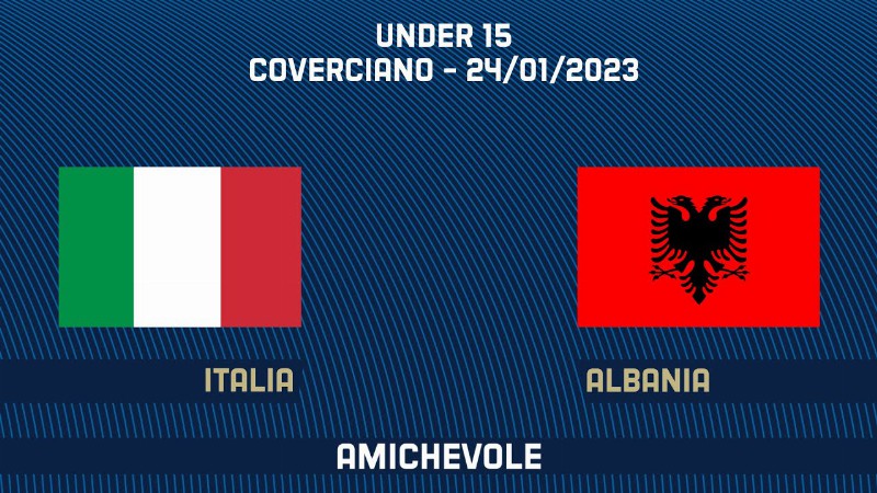 Italia-albania 3-0 : Under 15 : Amichevole