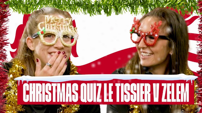 it's Going To Be 10 Nil 😂  Maya Le Tissier V Katie Zelem Lionesses Christmas Quiz 🎄 : Lionesses