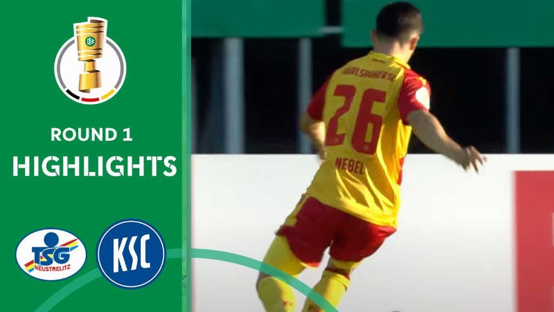 image 0 Karlsruhe In Goal Fever : Tsg Neustrelitz Vs. Karlsruher Sc 0:8 : Highlights : Dfb Pokal Round 1