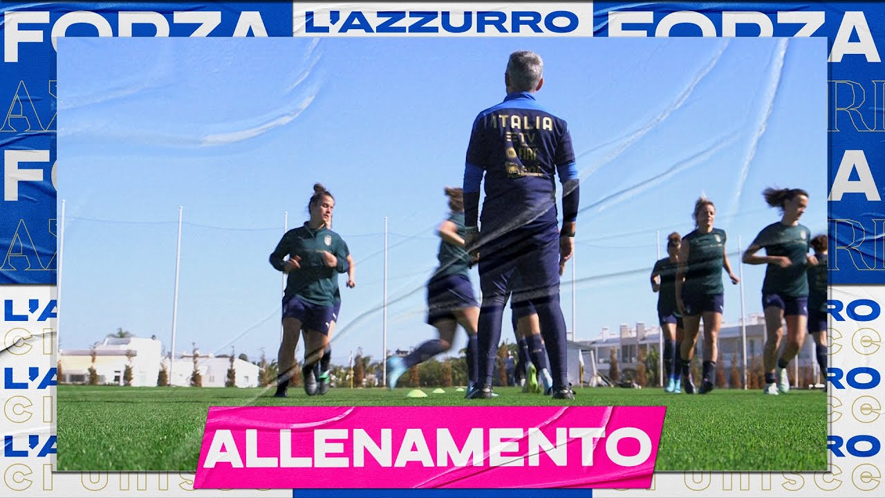 image 0 La Rifinitura Delle Azzurre In Vista Della Finale : Algarve Cup 2022