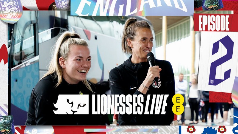 Lauren Hemp Vs Jill Scott Rap Battle 🎤 & Lionesses Depart Sgp Ep. 2 : Lionesses Live Connected By Ee