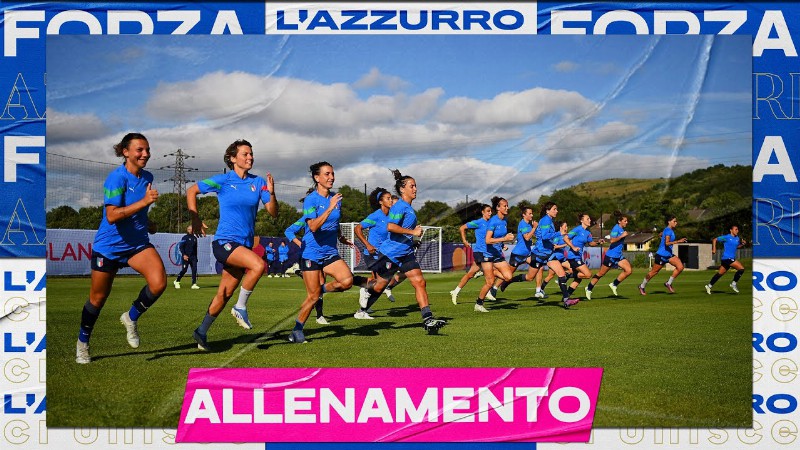 image 0 Le Azzurre Si Allenano Ad Accrington : Women’s Euro 2022