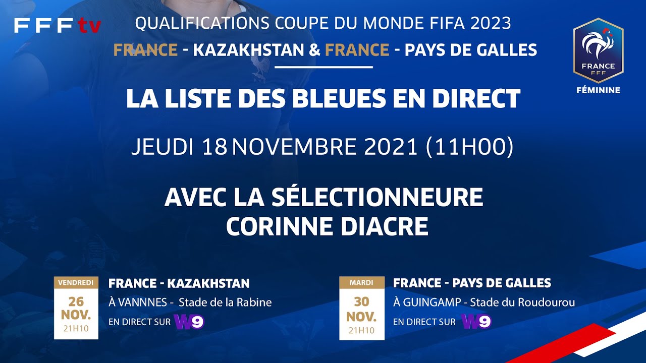 image 0 Liste Des Bleues Et Conférence De Corinne Diacre En Replay I Equipe De France Féminine 2021