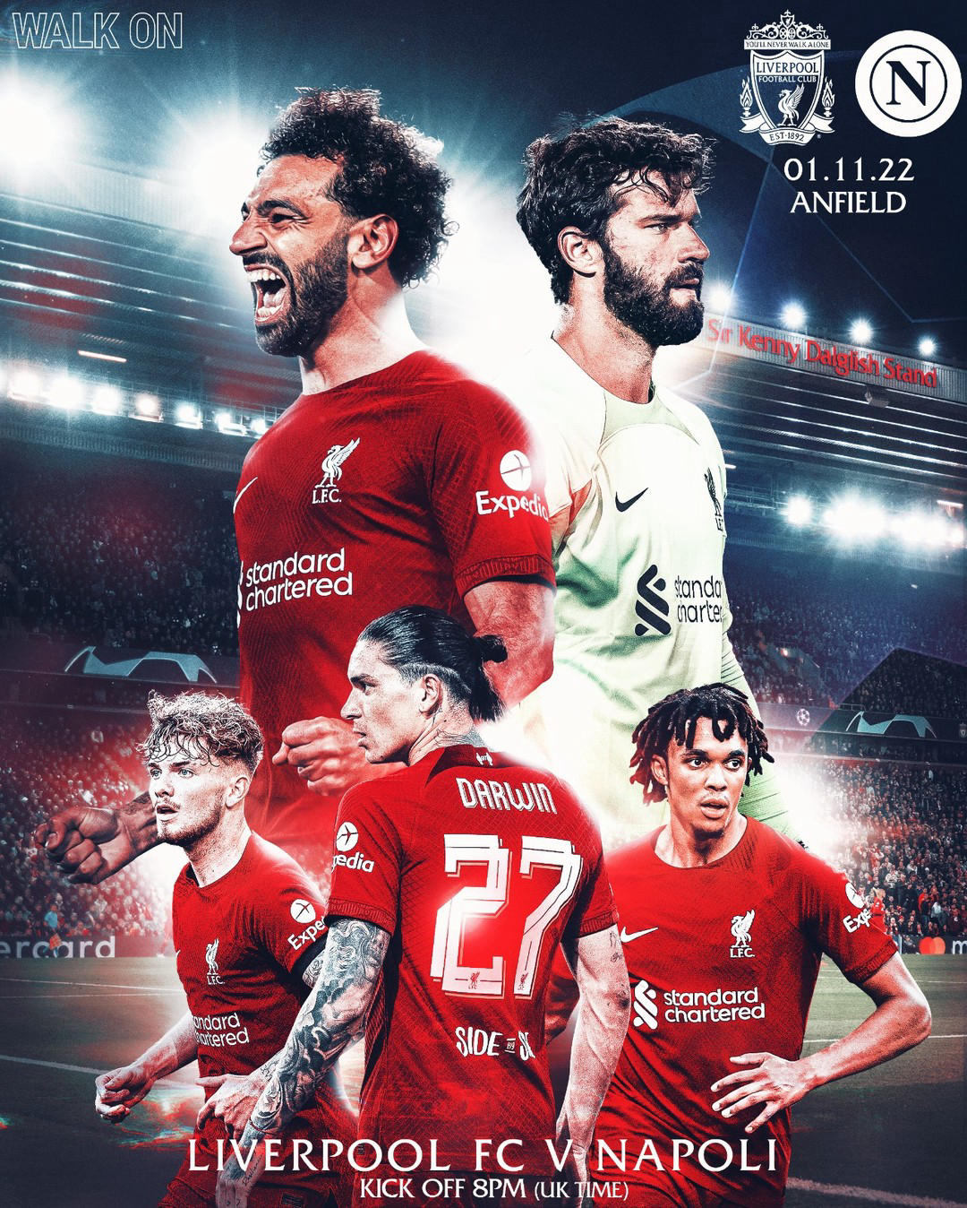 Liverpool Football Club - It's matchday, as we take on Napoli to round off #championsleague Group A