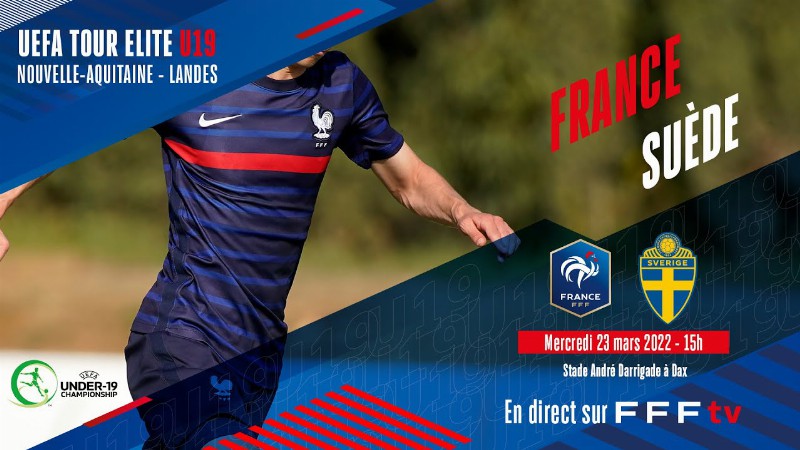 Mercredi 23 U19 : France-suède En Direct