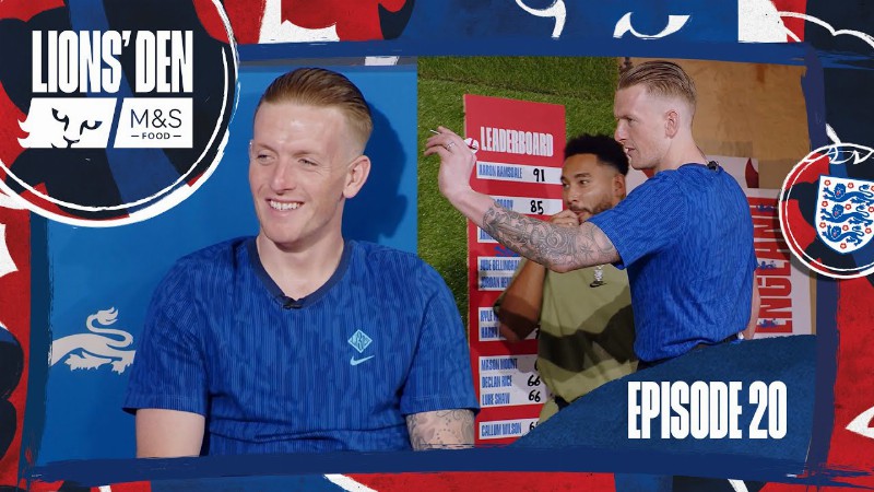 Pickford Chats Gk Union Gaming Setups And Golf Dream Teams 🎮⛳️ : Ep.20 : Lions' Den With M&s Food