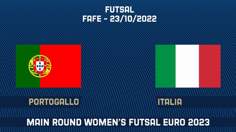 Portogallo-italia 5-1 : Main Round Women’s Futsal Euro 2023