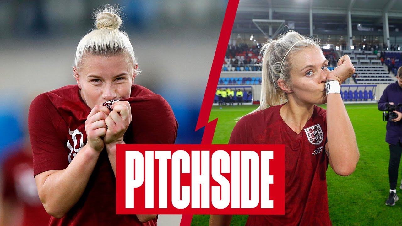 image 0 Relive All The Unseen Action From Lionesses 10/10 Performance Against Luxembourg : Pitchside