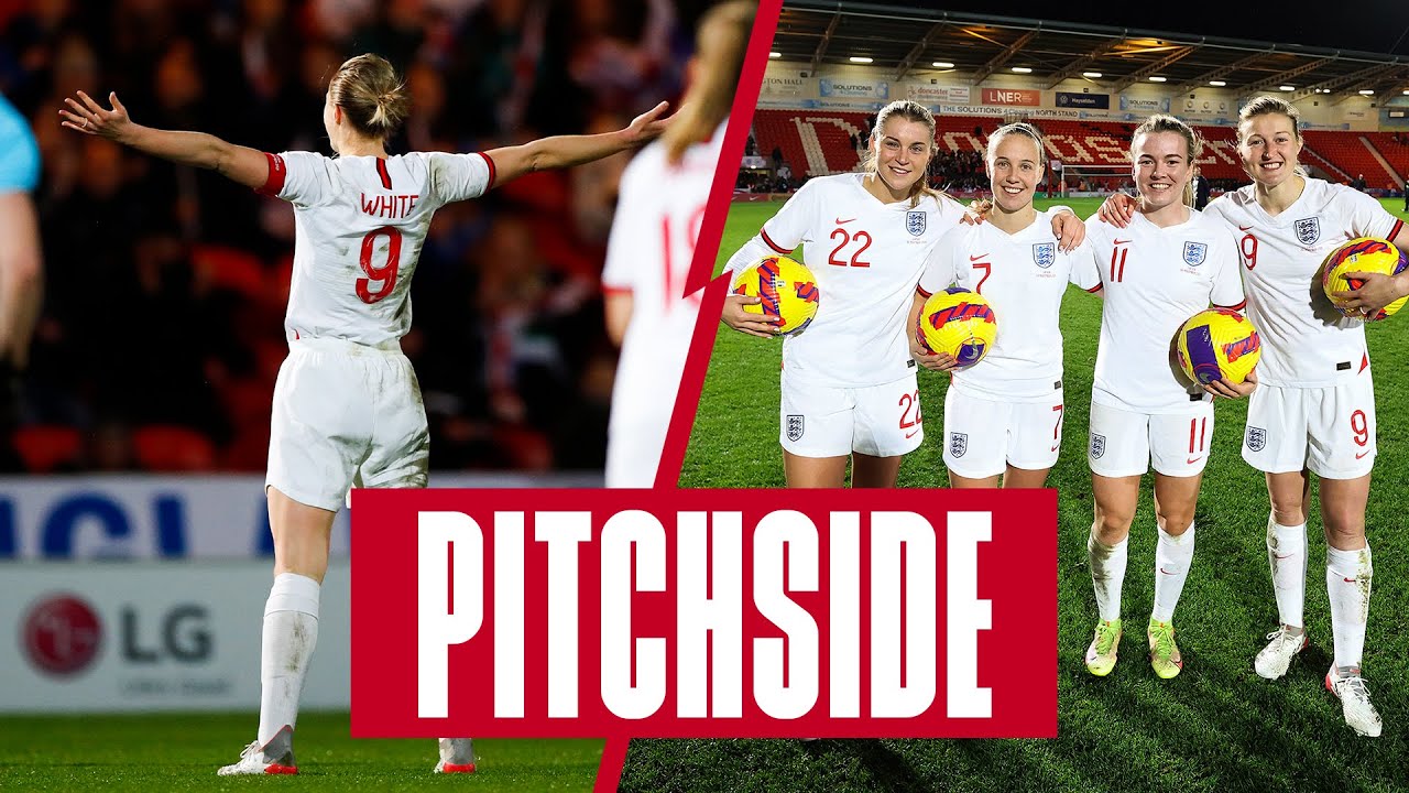 Relive All Twenty Goals & The Unseen Action Up Close Against Latvia : Pitchside