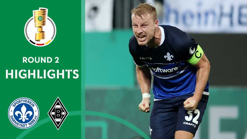 Sensation In Darmstadt : Sv Darmstadt Vs. Borussia M'gladbach 2-1 : Highlights : Dfb-pokal Round 2